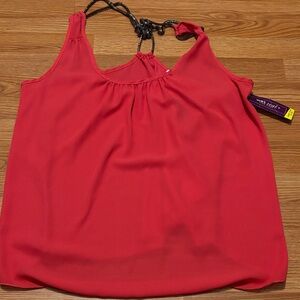 Women's Coral Sleeveless Top size 3x